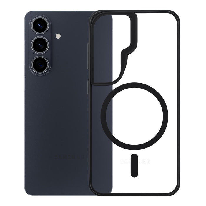 3mk Satin Armor MagCase за Samsung Galaxy S26 - прозрачен черен