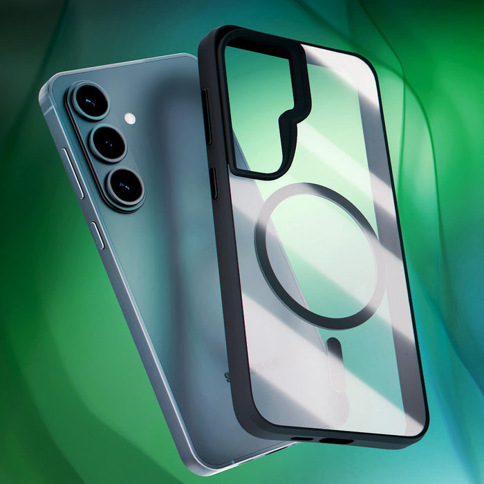 3mk Satin Armor MagCase за Samsung Galaxy S26 - прозрачен черен
