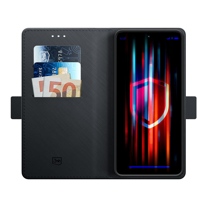 3mk калъф-портфейл за Xiaomi 15T Pro 5G - черен
