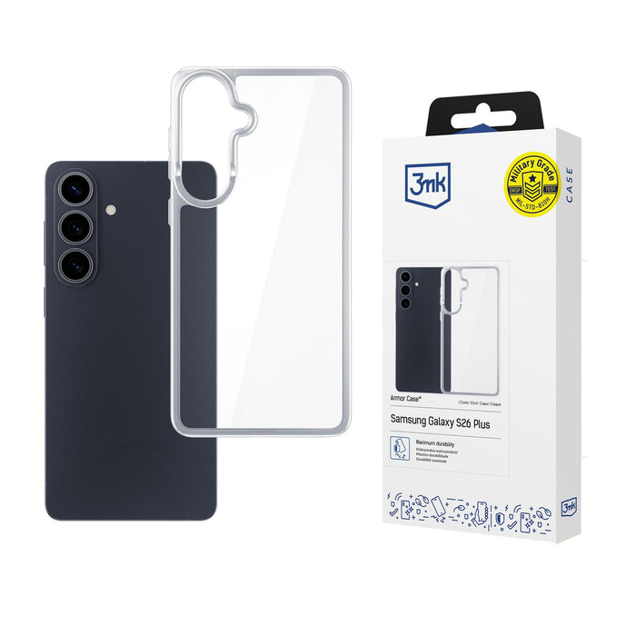 3mk Armor калъф за Samsung Galaxy S26 Pro - прозрачен