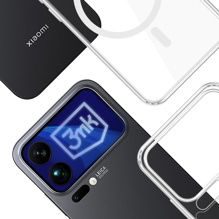 3mk Armor MagCase за Xiaomi 17 Pro Max - прозрачен