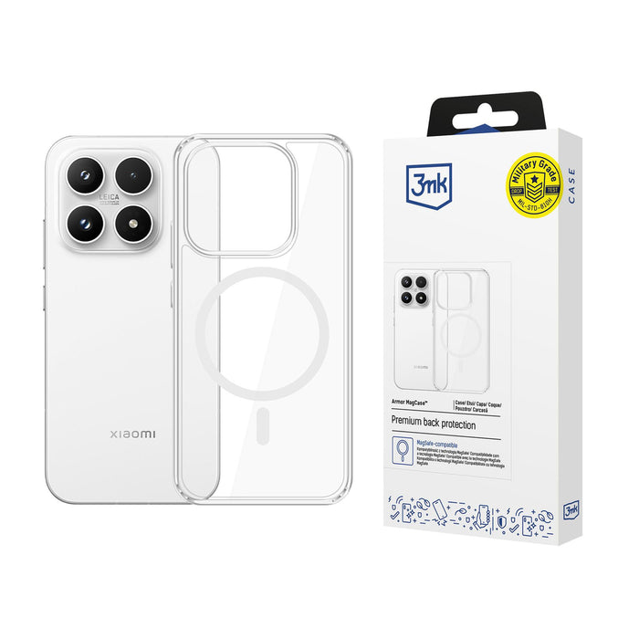 3mk Armor MagCase за Xiaomi 17 - прозрачен