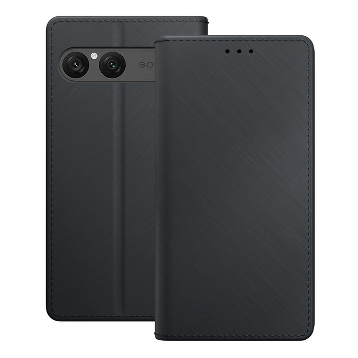 3mk калъф-портфейл за Sony Xperia 10 VII - черен