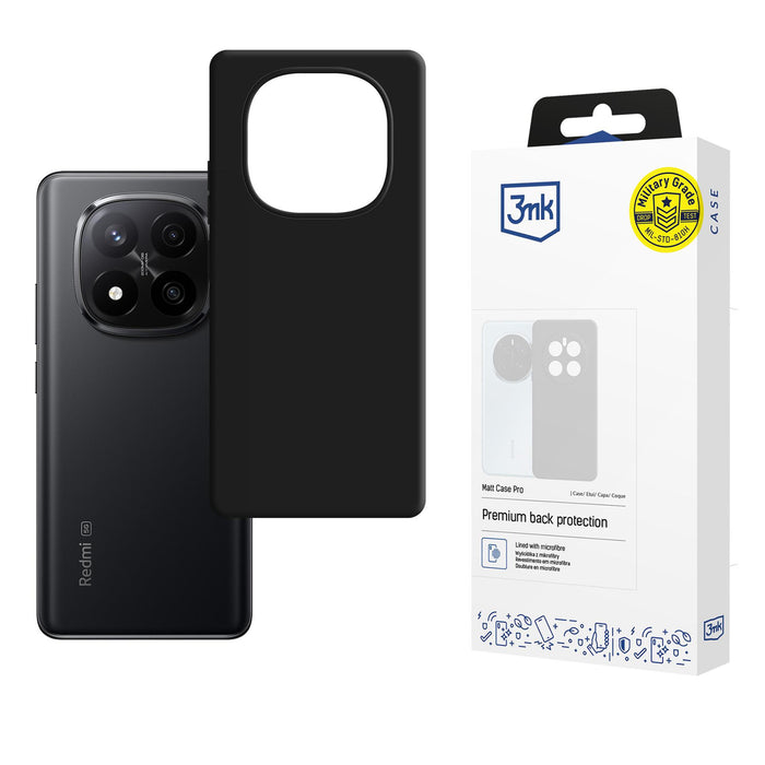 3mk Matt Case Pro калъф за Xiaomi Redmi Note 15 5G - черен