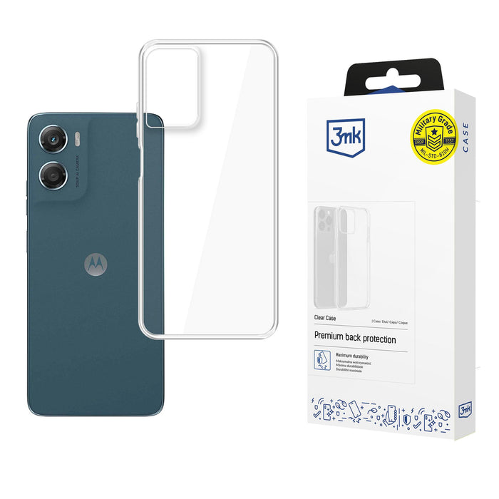 3mk Прозрачен калъф за Motorola Moto G06 / Moto G06 Power - прозрачен