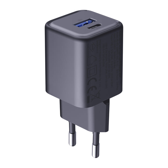 3mk Hyper Charger PD 33W GaN QC4+ PPS AFC FCP SCP 1A1C Зарядно за стена - Черно