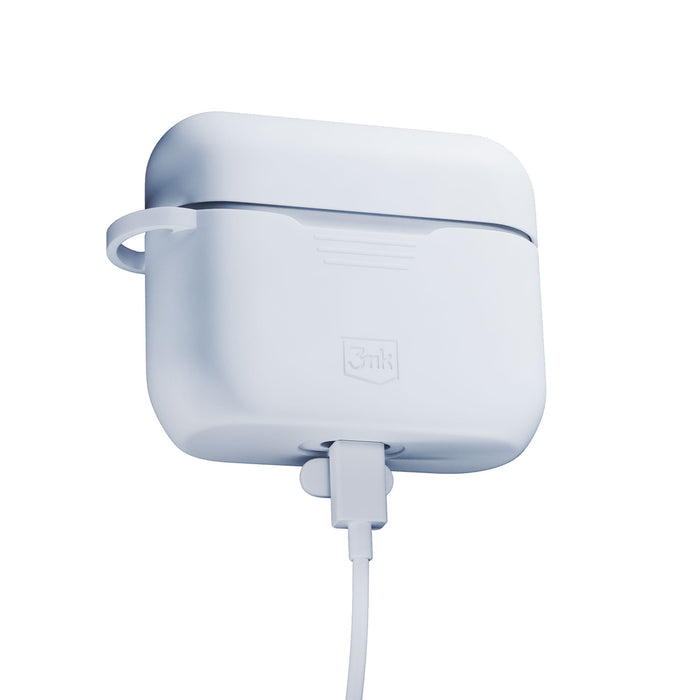 Аксесоари - Apple AirPods 4 - 3mk силиконов калъф за AirPods, бял