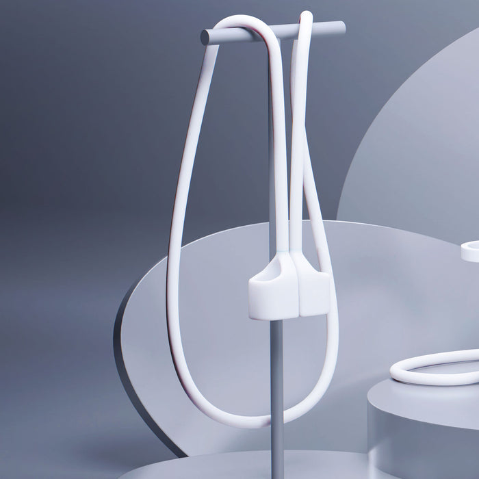 Аксесоари - Apple AirPods 4 - 3mk силиконов калъф за AirPods, бял