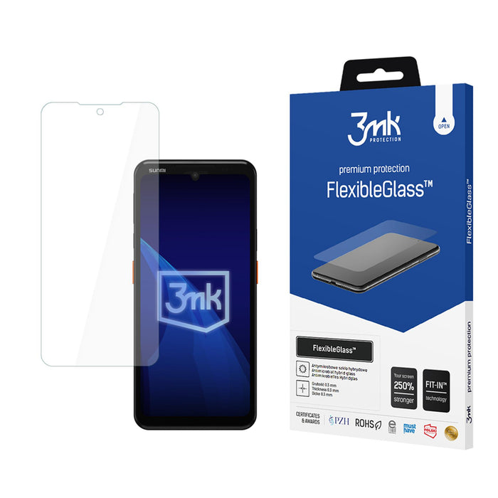 Хибридно стъкло 3mk FlexibleGlass на SUNMI L3