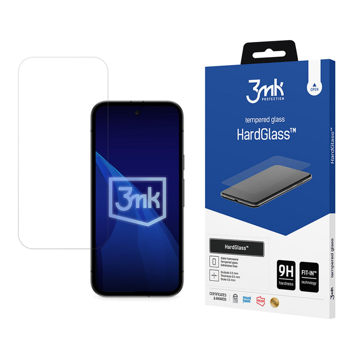3mk закалено стъкло HardGlass за Google Pixel 10A