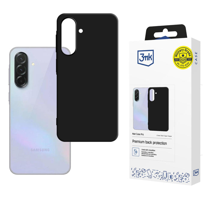3mk Matt Case Pro за Samsung Galaxy A37 - матово черен