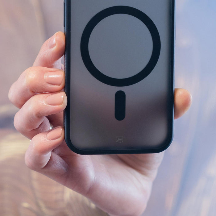 3mk Smoke MagCase за Samsung Galaxy A37 - сив-прозрачен