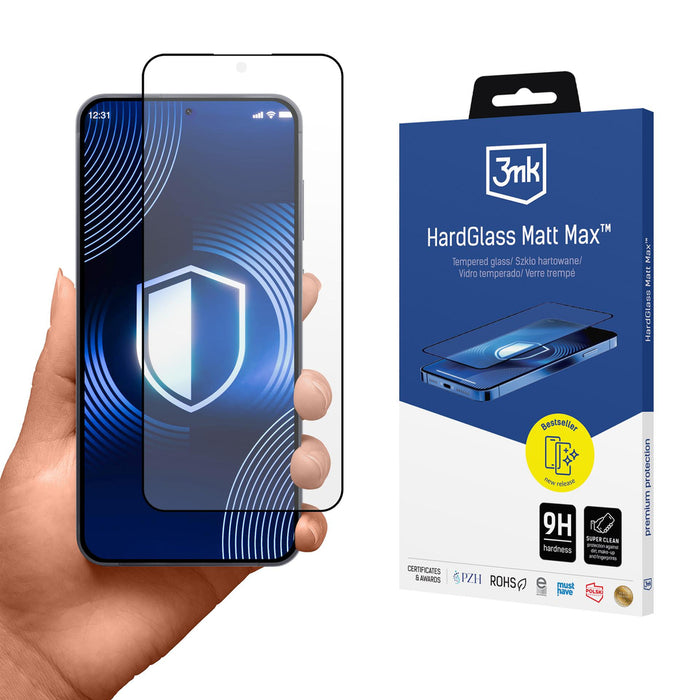 3mk HardGlass Matt Max закалено стъкло за Samsung Galaxy S26+