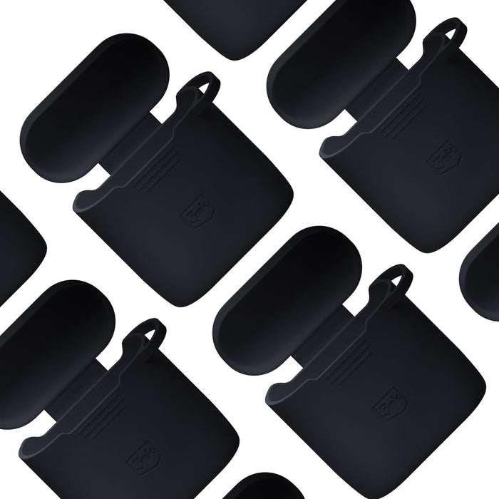3mk силиконов калъф за AirPods черен за AirPods 4 - черен
