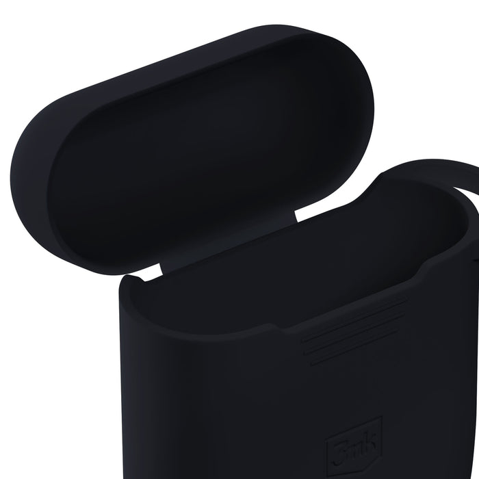 3mk силиконов калъф за AirPods черен за AirPods 4 - черен