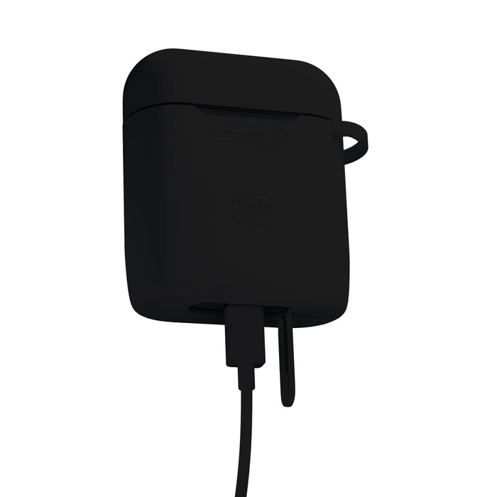 3mk силиконов калъф за AirPods черен за AirPods 4 - черен