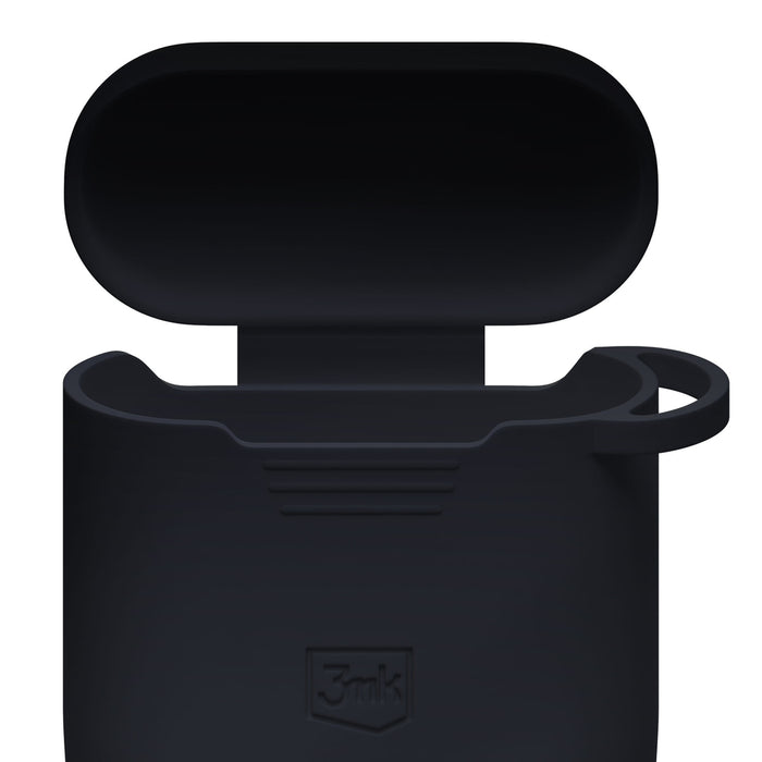 3mk силиконов калъф за AirPods черен за AirPods 4 - черен