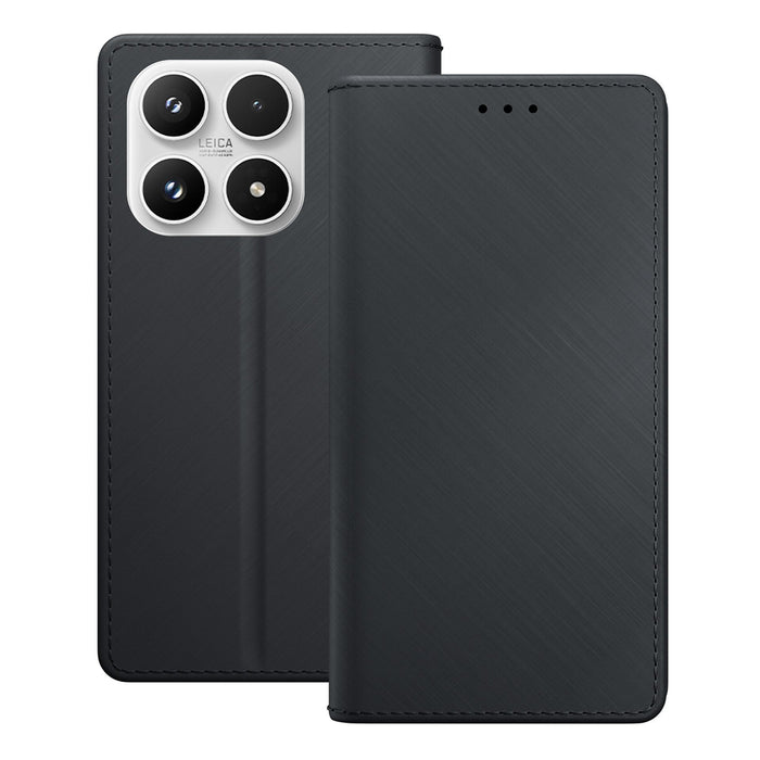 3mk калъф-портфейл за Xiaomi 17 - черен