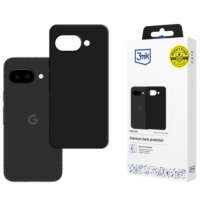 3mk Матов Калъф за Google Pixel 10A - Черен