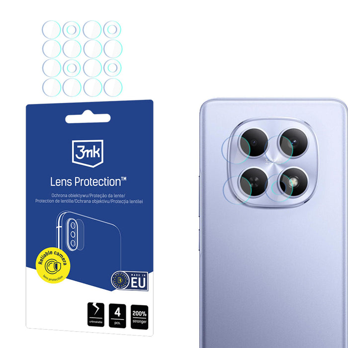 3mk хибридно стъкло за камера с протектор за обектив за Xiaomi Redmi Note 15 4G / 5G