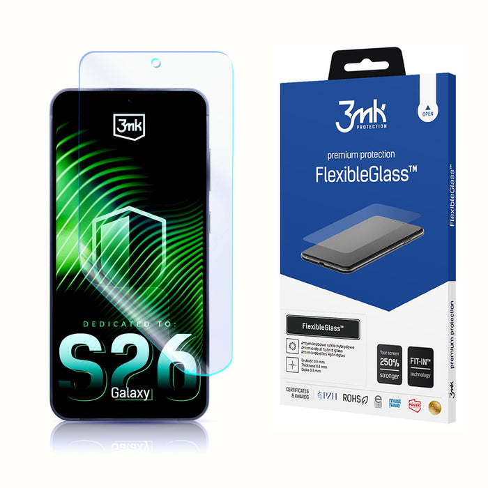 3mk гъвкаво хибридно стъкло за Samsung Galaxy S26