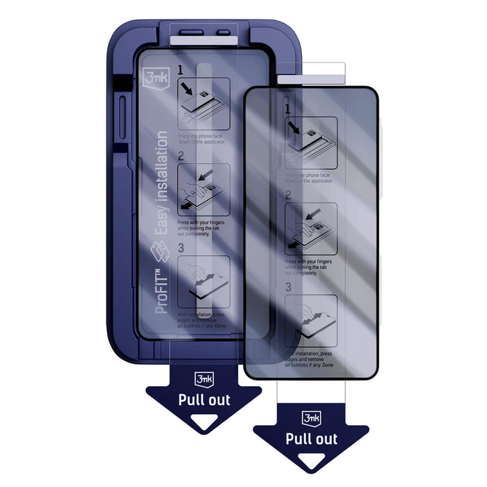 9H закалено стъкло с 3mk HardGlass Max Privacy филтър за Samsung Galaxy S26+