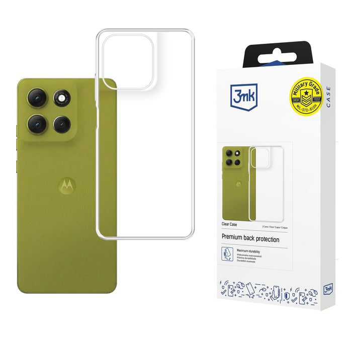 3mk прозрачен калъф за Motorola Moto G86 / G86 Power - прозрачен
