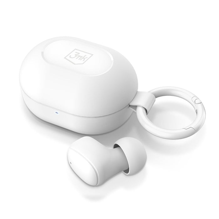 Безжични слушалки TWS 3mk FlowBuds 6.0 - бели