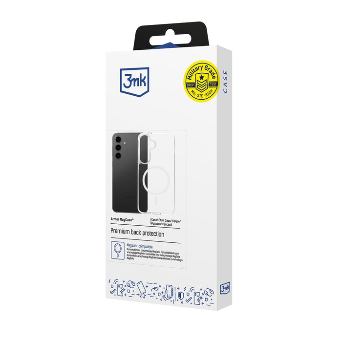 3mk Armor Magcase за Samsung Galaxy S24+ - прозрачен