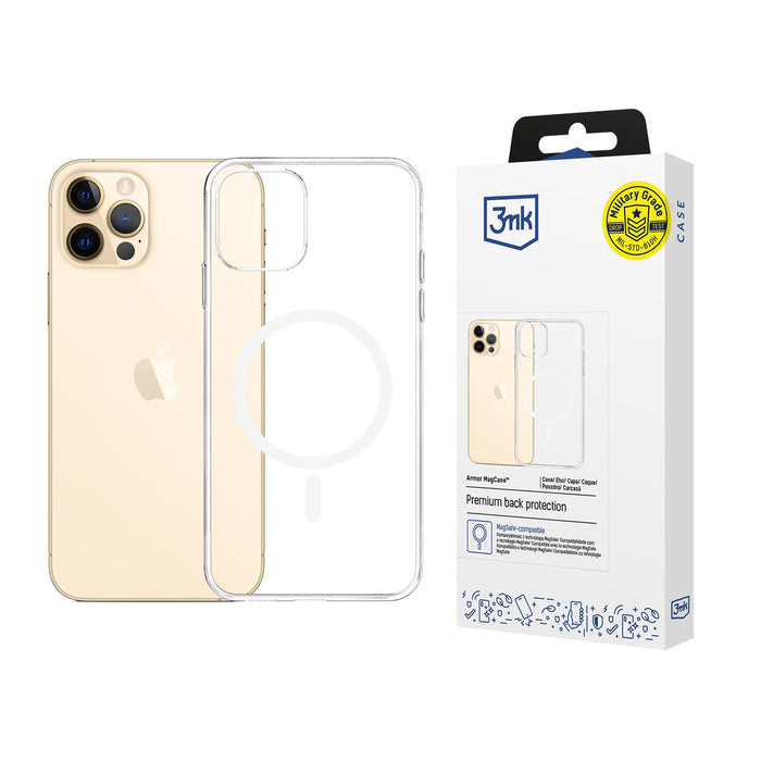 3mk Armor Magcase за iPhone 12 Pro Max - прозрачен