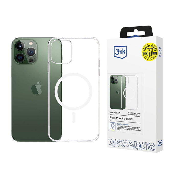3mk Armor Magcase за iPhone 13 Pro Max - прозрачен