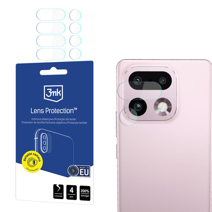 3mk хибридно стъкло за защита на обектива на камерата на Realme 16 Pro+ 5G