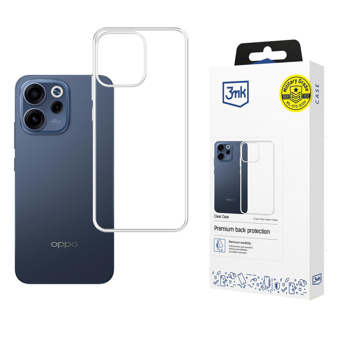 3mk Прозрачен калъф за Oppo Reno 15 F 5G / Reno 15 FS 5G (CPH2801) - прозрачен