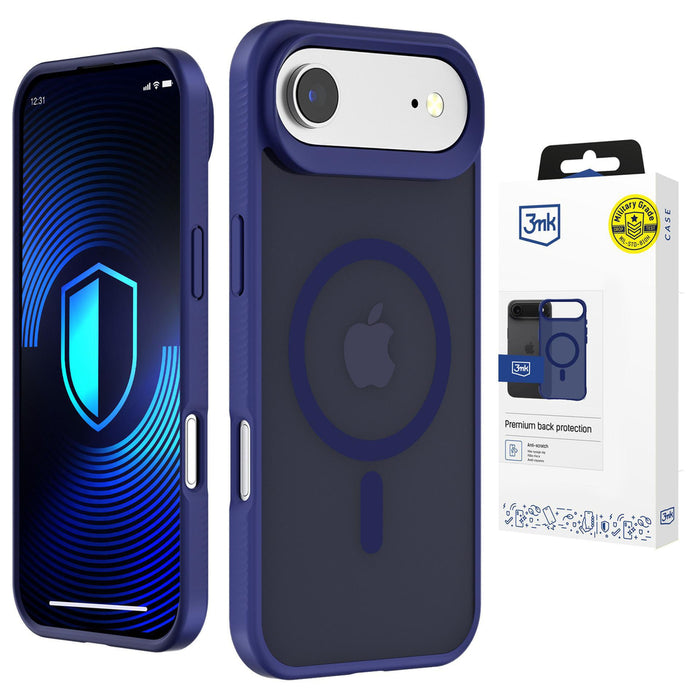 3mk Smoke MagCase за iPhone Air - син