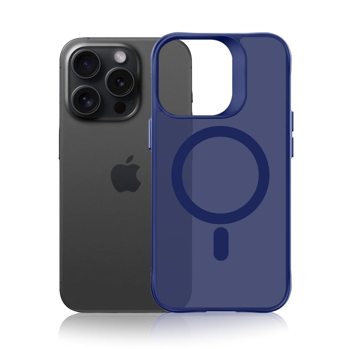 3mk Smoke MagCase за iPhone 16 Pro Max - син-прозрачен