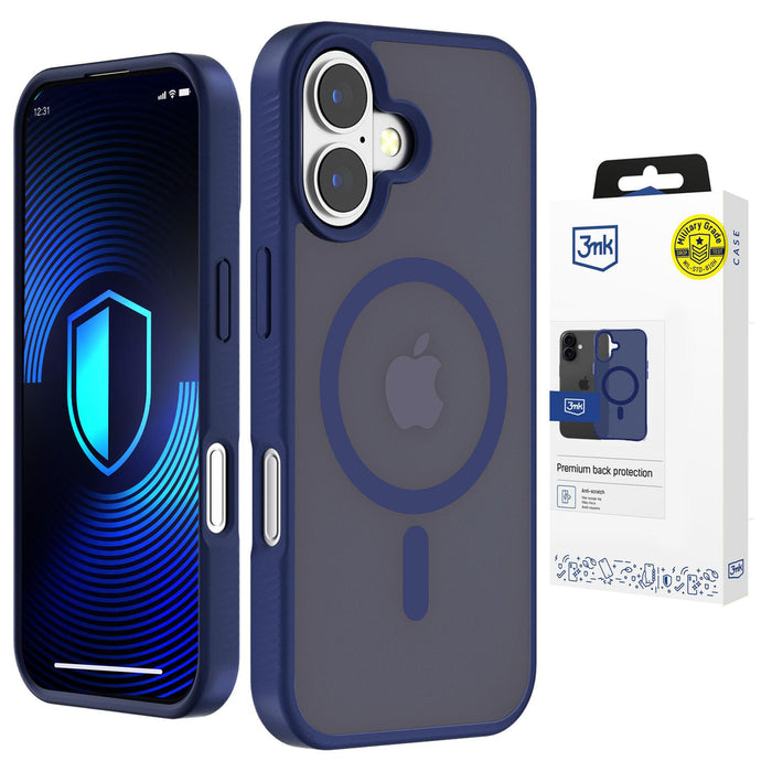 3mk Smoke MagCase за iPhone 17 - син-прозрачен