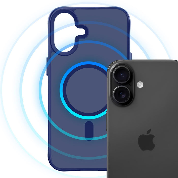 3mk Smoke MagCase за iPhone 17 - син-прозрачен