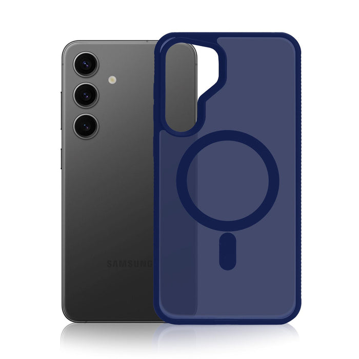3mk Smoke MagCase за Samsung Galaxy S24 - син-прозрачен