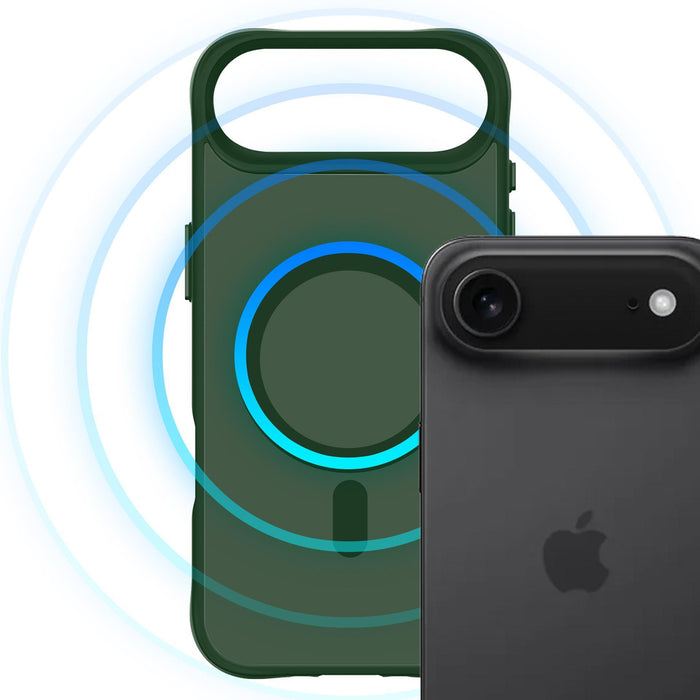 3mk Smoke MagCase за iPhone Air - зелен