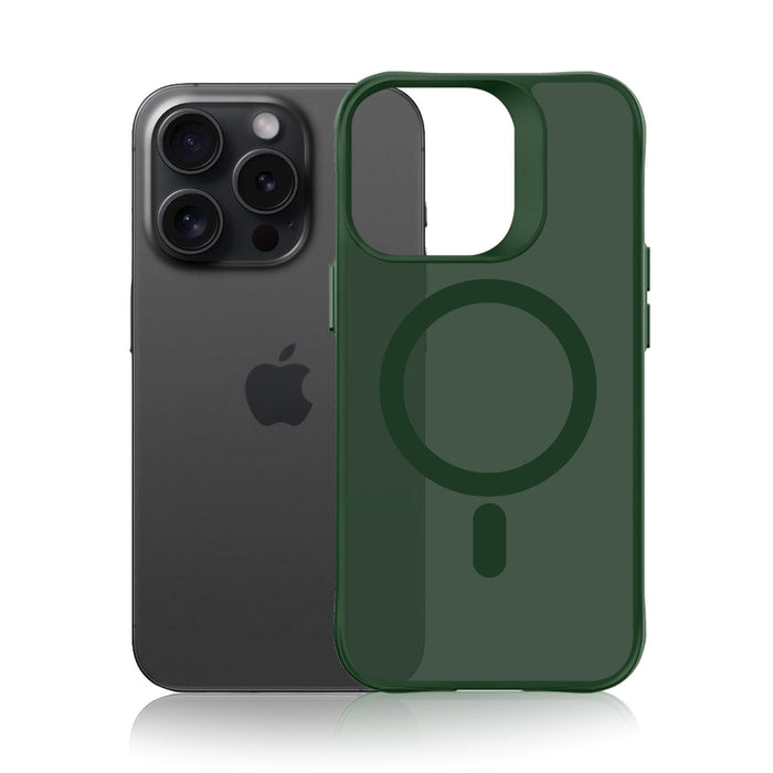 3mk Smoke MagCase за iPhone 16 Pro Max - зелен-прозрачен