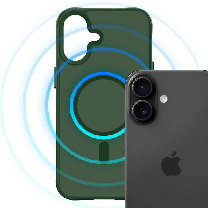 3mk Smoke MagCase за iPhone 16 Pro - зелен-прозрачен