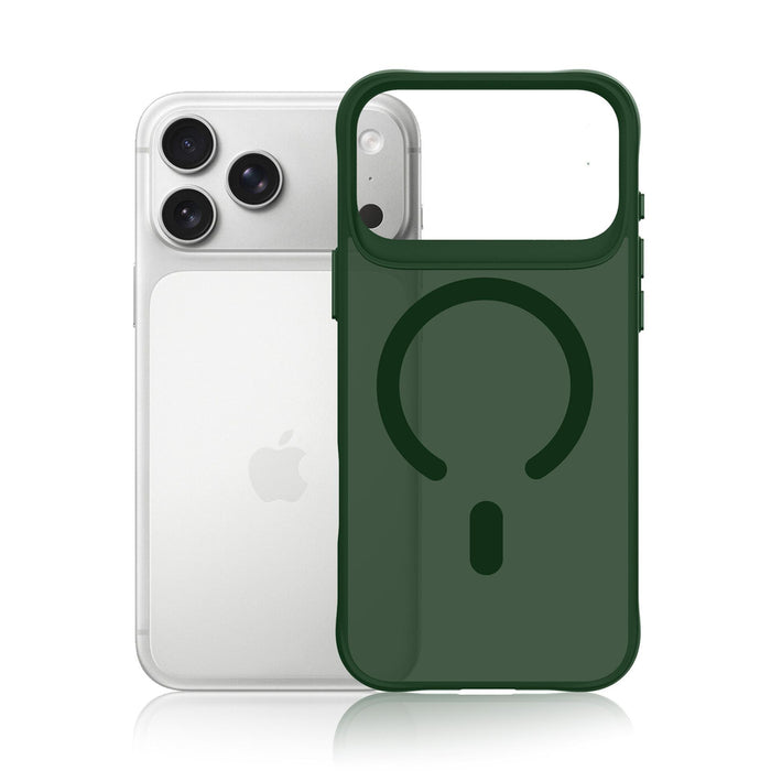 3mk Smoke MagCase за iPhone 17 Pro - зелен-прозрачен
