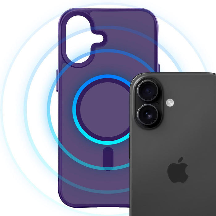 3mk Smoke MagCase за iPhone 17 - лилаво-прозрачен