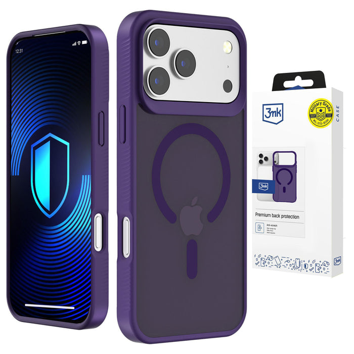 3mk Smoke MagCase за iPhone 17 Pro - лилав-прозрачен