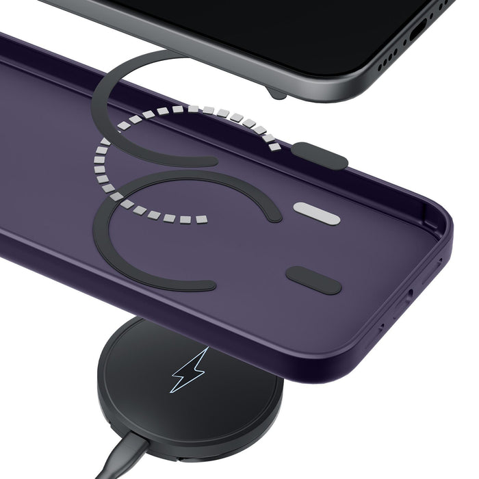 3mk Smoke MagCase за iPhone 17 Pro - лилав-прозрачен