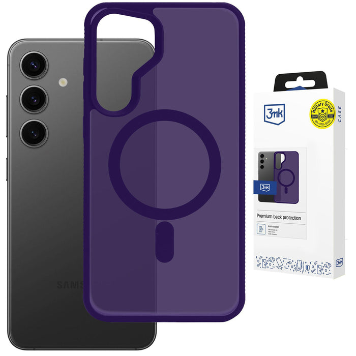3mk Smoke MagCase за Samsung Galaxy S25 - лилав