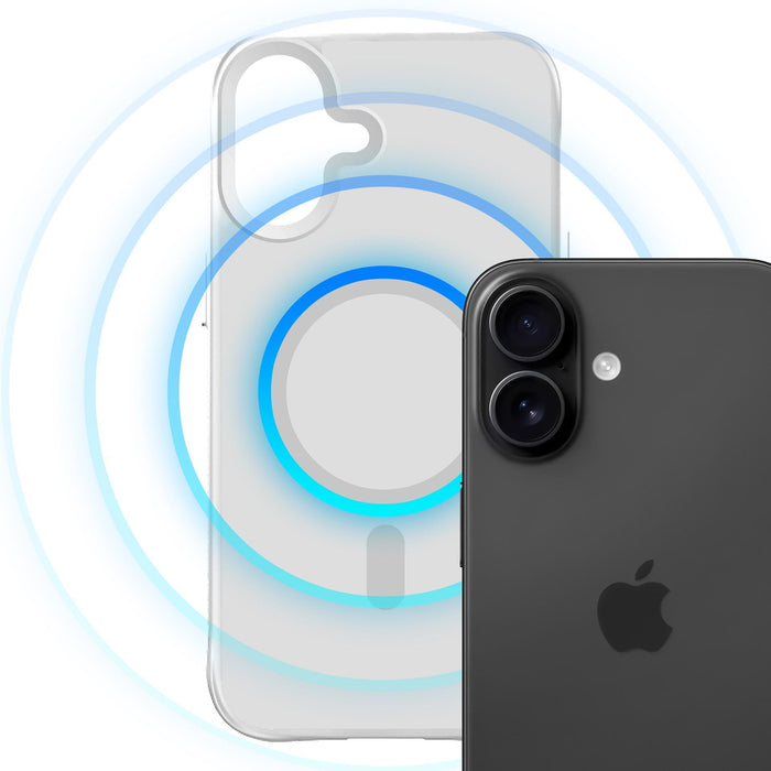 3mk Smoke MagCase за iPhone 17 - бяло-прозрачен