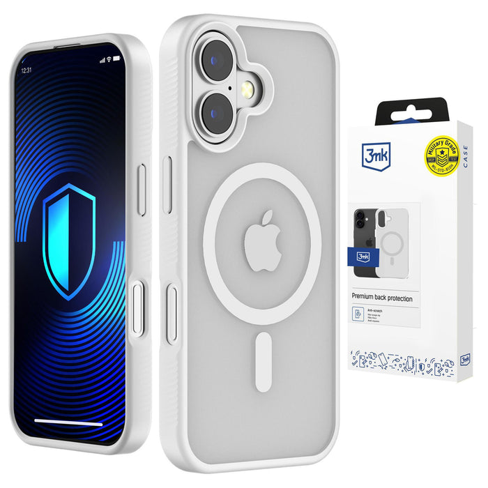 3mk Smoke MagCase за iPhone 17 - бяло-прозрачен