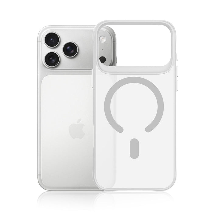 3mk Smoke MagCase за iPhone 17 Pro - бял-прозрачен