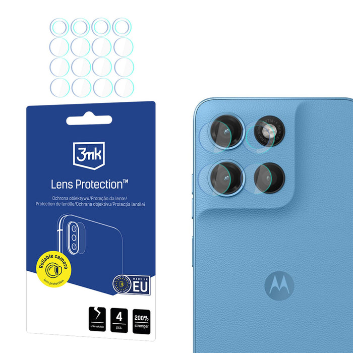 3mk хибридно стъкло за защита на обектива за камерата за Motorola Moto G17 / G17 Power